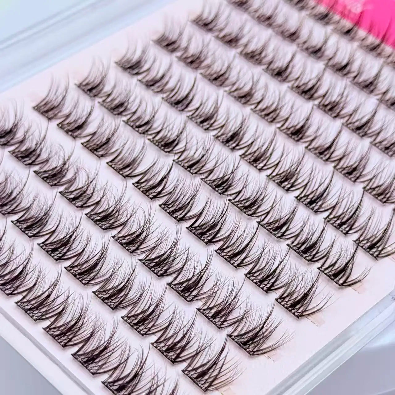 LONZUNIN Hot Sales Faux Mink Soft Wispy Fake Lashes 5D Fluffy No Glue Eyelashes