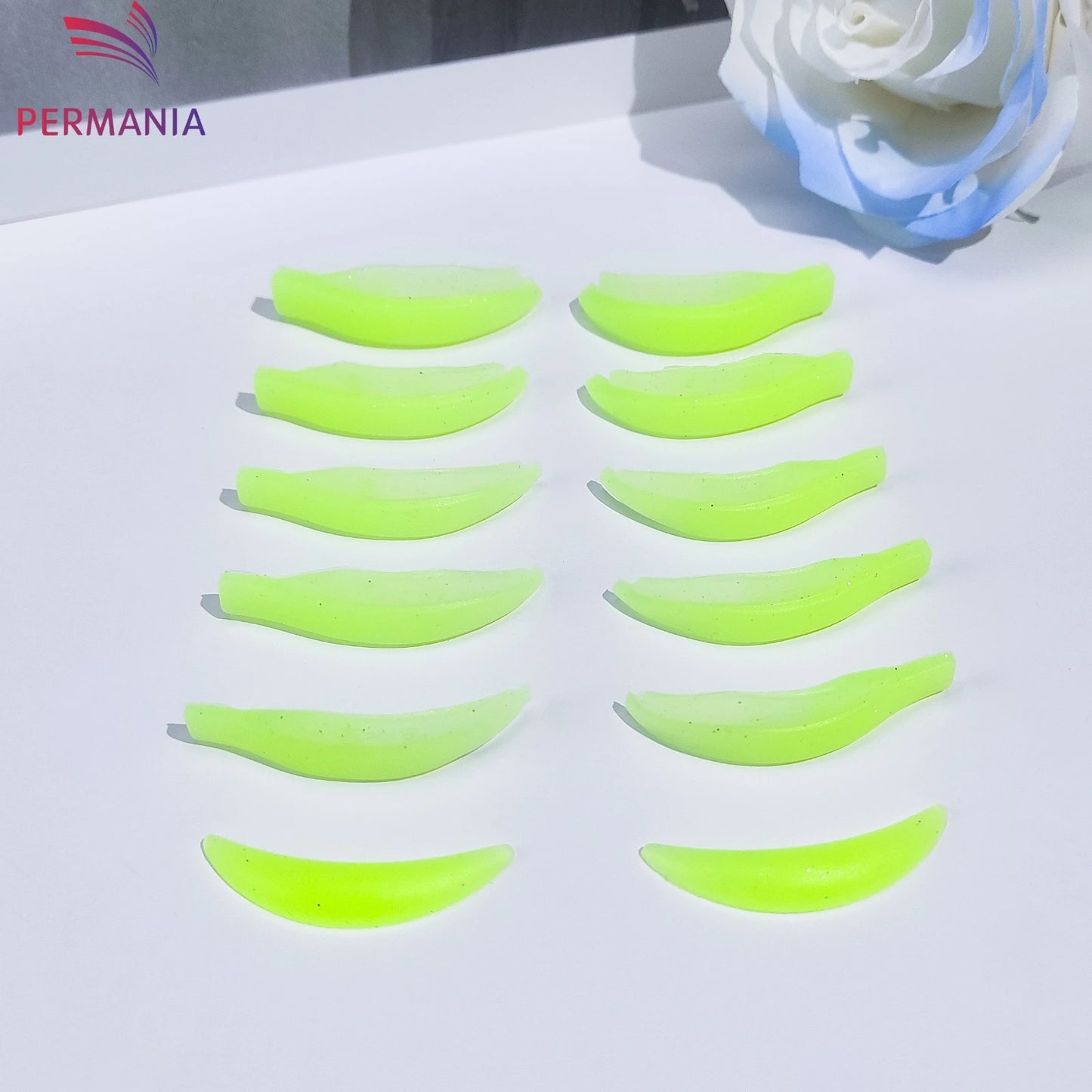 Permania Reusable Eyelash Lifting Silicone Lamination Pad Eyelash Perm Rods 3D False Eyelashes Extension Curler Pad Makeup Tools