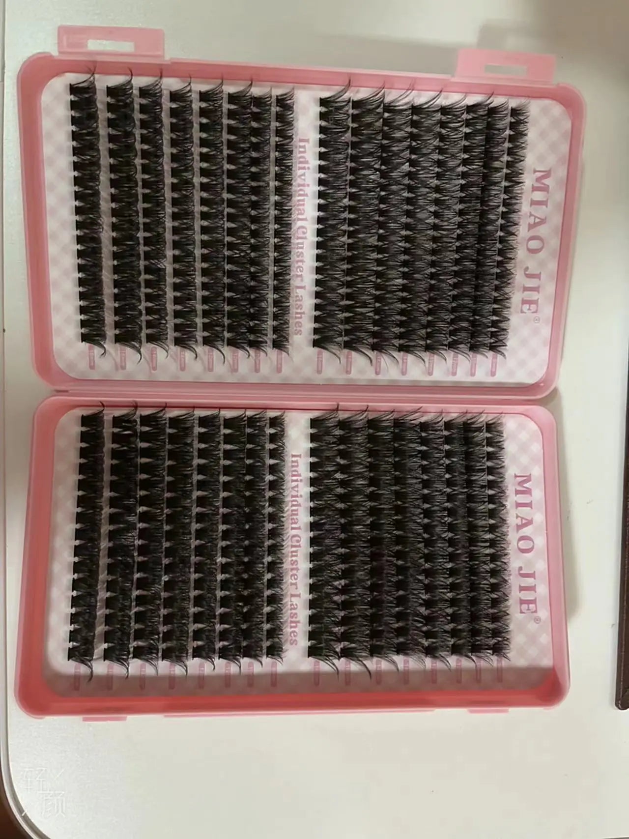 MJ 640pcs 30D/40D/50D/60D Individual Lashes Book Clusters Extensions False Eyelash DIY at Home Cluster Eyelash Extensions Makeup