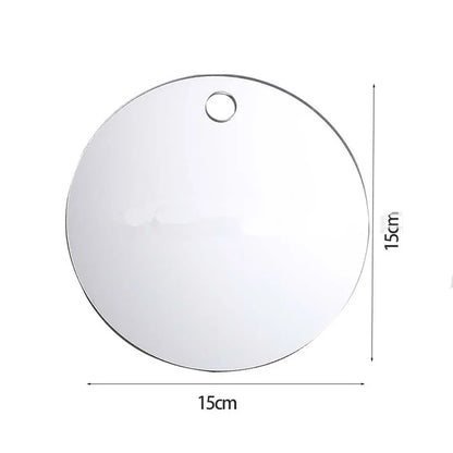 Acrylic Mirror Shower Shaving Fogless Mirror Washroom Travel Accessories For Women Makeup Man Shaving Bathroom Tools