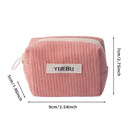Fashionable Portable Coin Purse, Zipper Style Makeup Tool Storage Bag, Women'S Carry On Bag For Storing Change, Beauty Tool Bags