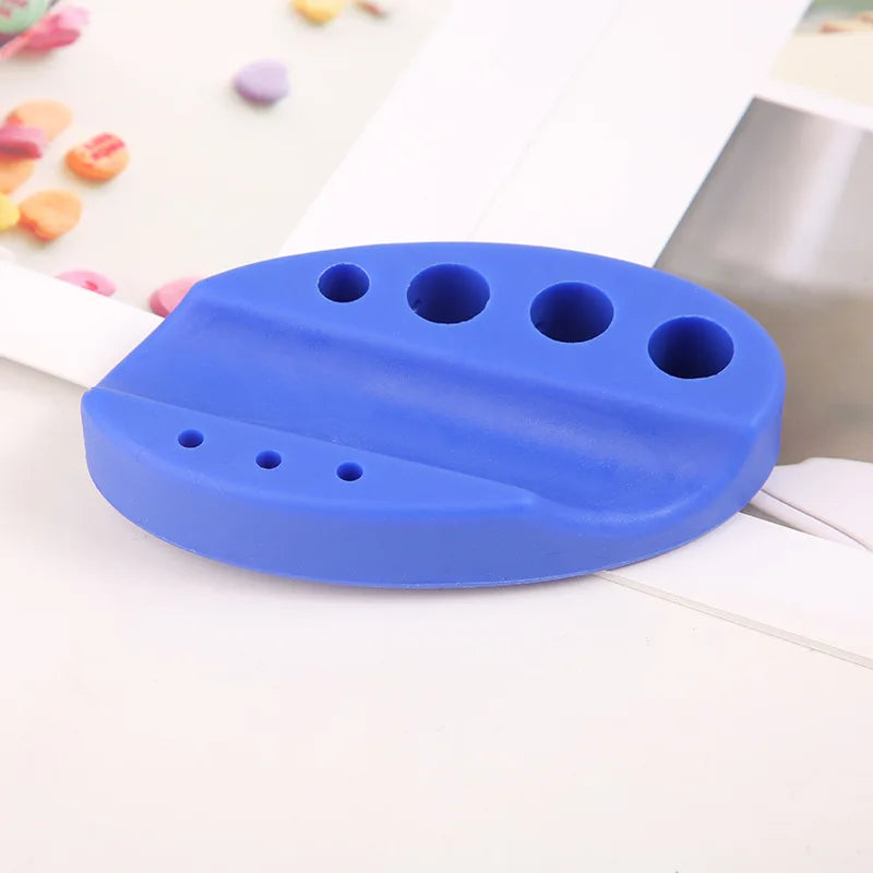 Oval Silicone Porta Cosmeticos Holder Stand For Microblading Pigment Ink Cup Machine Permanent Makeup Tattoo Accessories Supplie
