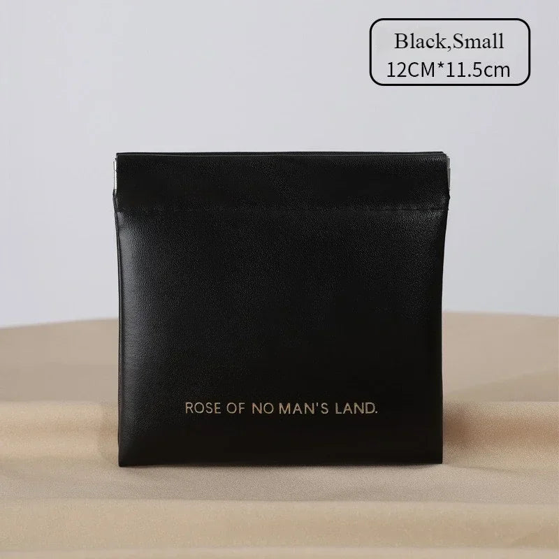 파우치 Simple Lipstick Makeup Storage Bag Women Fashion Portable Mini Key Jewelry Cosmetic Organizer Pouch Handbag Косметичка 2025