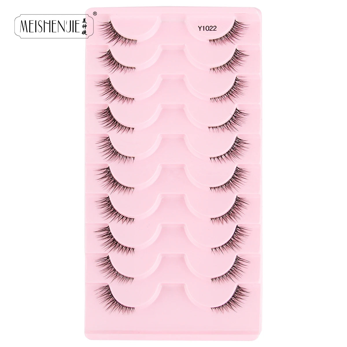 3/10 Pairs Half Lashes Cat Eyelashes Natural Long Handmade 3D Mink Lashes Makeup Tool Reusable Fake Eyelash maquillaje Faux Cils