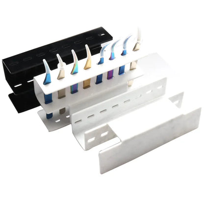 Acrylic Eyelash Tweezers Storage Holder Stand 6 /8 Holes Convenient Tweezer Shelf Hold Lash Extension Supplies Makeup Tools