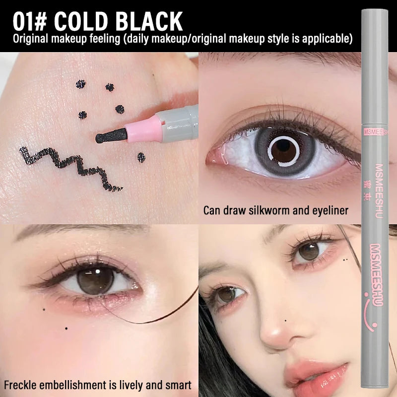 Natural Lifelike Fake Freckle Makeup Pen Liquid Lightweight Round Head Fake Spot Pen long Lasting Waterproof Face Dot Mole Pen