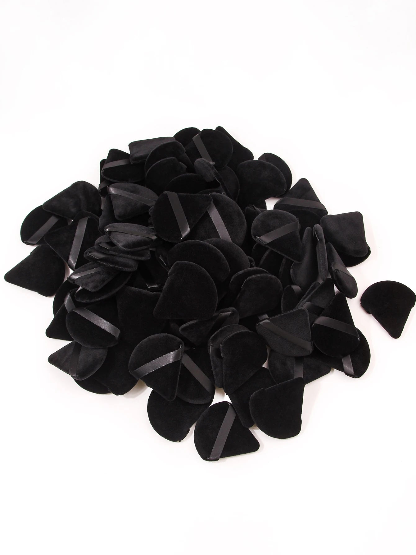 2Pcs/100Pcs  Triangle Powder Puff For Loose Powder Liquid Cosmetic Soft Plush Powder Puff Makeup Foundation Puff Makeup Tool