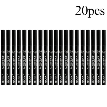 1/5/20pc Lasting Waterproof Liquid Eyeliner Non-fading Smooth Quick Drying Eyeliner Pencil No Ink Leakage Black Eye Liner Makeup