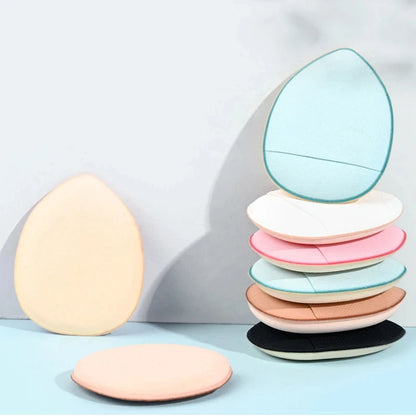 6Pcs Mini Finger Puff Foundation Small Air Cushion Powder Sponge Face Concealer BB Cream Cosmetic Applicator Makeup Tools