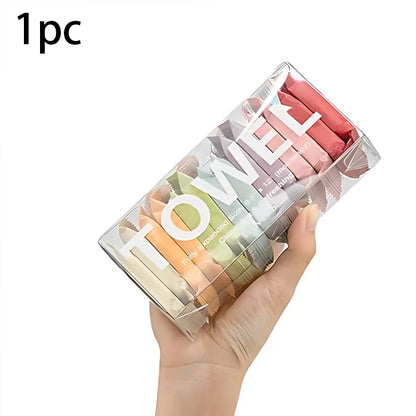 Compressed Travel Towels  - Thick & Soft Disposable Face Towels for Makeup Removal, Camping, Gym, Quick-Expanding & Porta