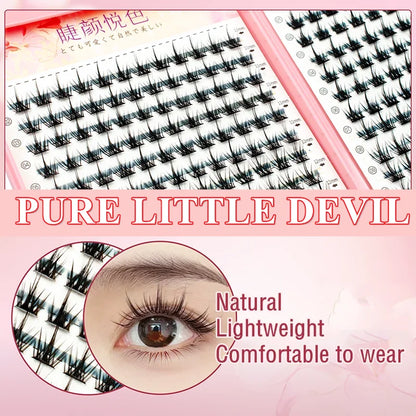 Mix 32Rows Eyeslashes Extension Personal Professional Individual Cluster Grafting Wholesale Large Capacity Flowerknow Makeup