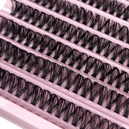 200 Clusters Individual Lash Cluster DIY Eyelash Extension Lash Volume Natural Eyelashes bundle 3D Faux False Mink Lashes Makeup
