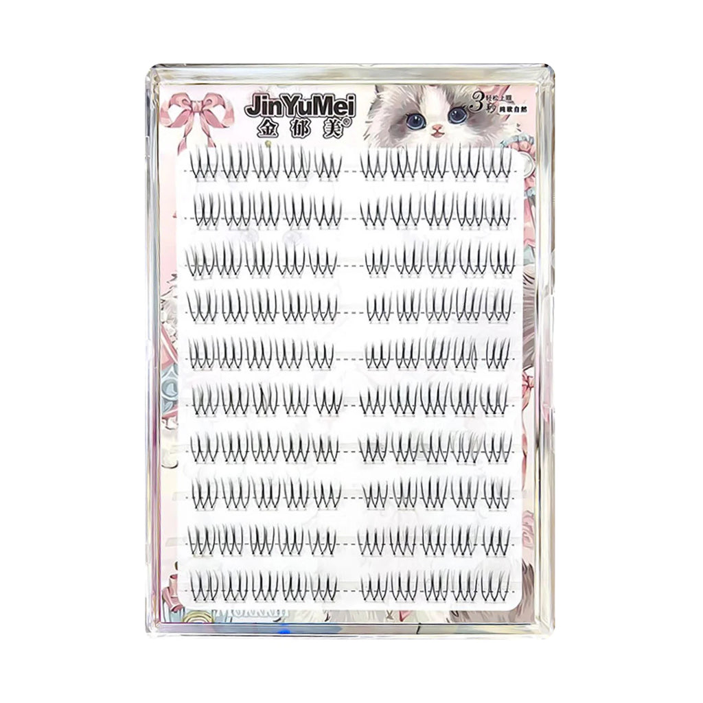 Little Devil false eyelash extenstions korean style Natural Wispy Lashes Individual clusters eyelashes For women makeup Salon