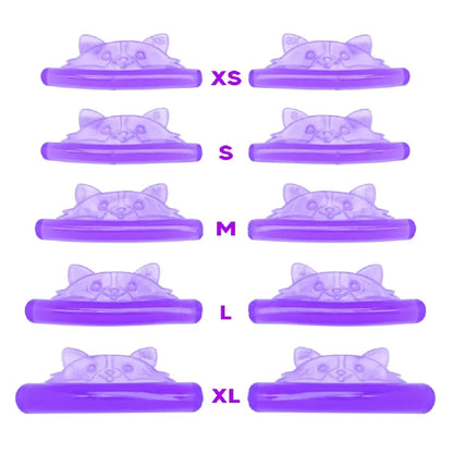 5 Pairs C Curl Silicone Lash Lift Pads Sticky Eyelash Perm Rods Shield – 3D Lash Curler Makeup Accessories