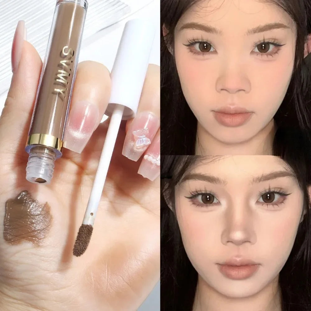 Concealer Foundation Cream Lasting Moisturizing Facial Contour Stick Modify Skin Tone Cover Acne Dark Circles Brighten Makeup