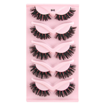 YSDO Half Eyelashes 3/5/10 Half Lashes Soft Natural Cat Eye Lashes Makeup Tool Extension Fluffy Faux Cils maquiagem Half Lashes