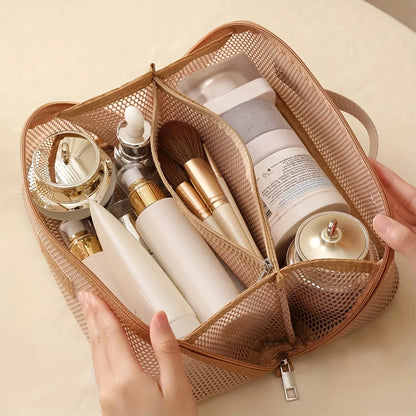 Female Makeup Organizer Toiletry Kit Bag Make Up Case Storage Pouch Luxury Lady Box, Cosmetic Bag, Organizer Bag For Travel Zip