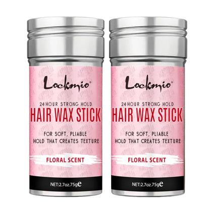 Professional Styling Wax for Women Anti-frizz Pomade Smoothing Broken Back Hair Mud Messy Hairs Control Wax Rod for Natural Wigs