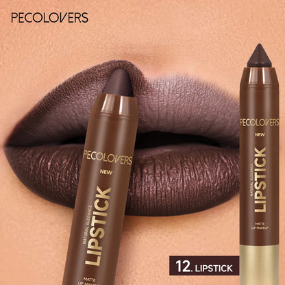 matte lipstick, multi-colour, non fading, matte, long-lasting velvet lipstick waterproof non stick cup lipgloss makeup
