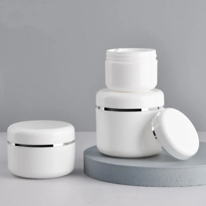 향수 20/30/50/100/150/250ML Refillable Bottles Travel Face Cream Lotion Jar Cosmetic Container White Plastic Empty Makeup Jar Pot