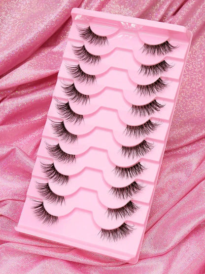 5/10Pairs 3D Mink Lashes Natural Eyelashes Dramatic False Eyelashes Faux Cils Makeup Wholesale Fake Eyelash Extension maquiagem