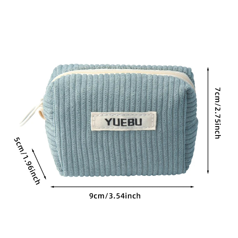 Fashionable Portable Coin Purse, Zipper Style Makeup Tool Storage Bag, Women'S Carry On Bag For Storing Change, Beauty Tool Bags
