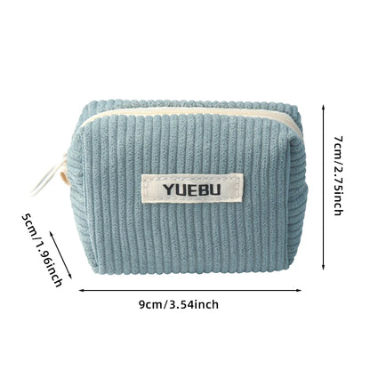 Fashionable Portable Coin Purse, Zipper Style Makeup Tool Storage Bag, Women'S Carry On Bag For Storing Change, Beauty Tool Bags
