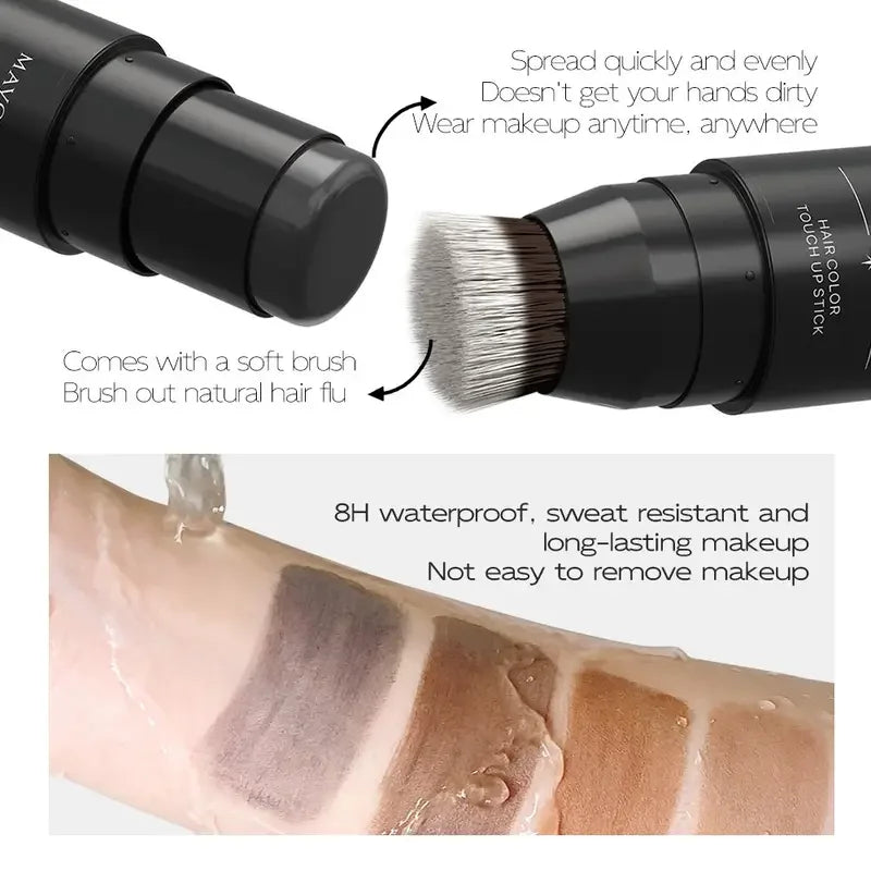 Waterproof Hairline Concealer Stick - Instantly Conceal Roots and Shadows for a Natural-looking Makeup Look Shadow Powder Stick