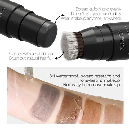 Waterproof Hairline Concealer Stick - Instantly Conceal Roots and Shadows for a Natural-looking Makeup Look Shadow Powder Stick