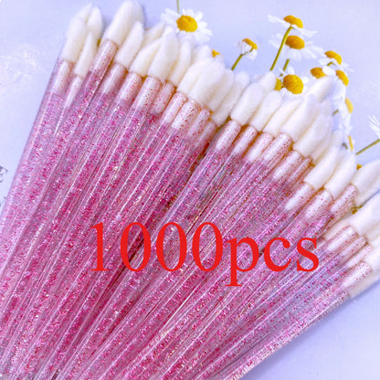 Wholesale 100/1000 PCS Disposable Lip Brush Women Accessories Lipstick Gloss Wands Applicator Perfect Best Make Up Tool Hotting