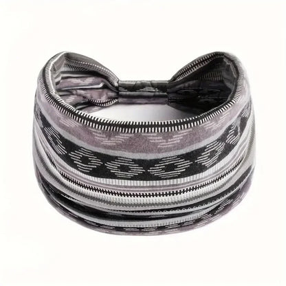 Wide Elastic Headband Hairband Pilates Yoga fitness Running Cycling Sweatband Turban Makeup Hair Hoop Makeup Headwrap for Women