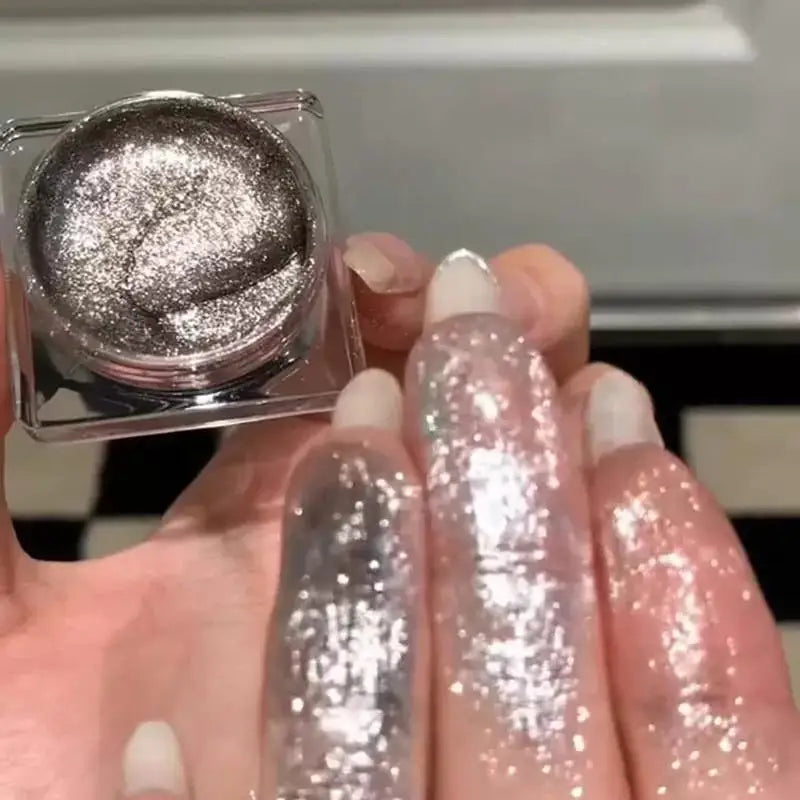 Natural gloss pearlescent matte diamond eyeshadow eye makeup high-end atmosphere