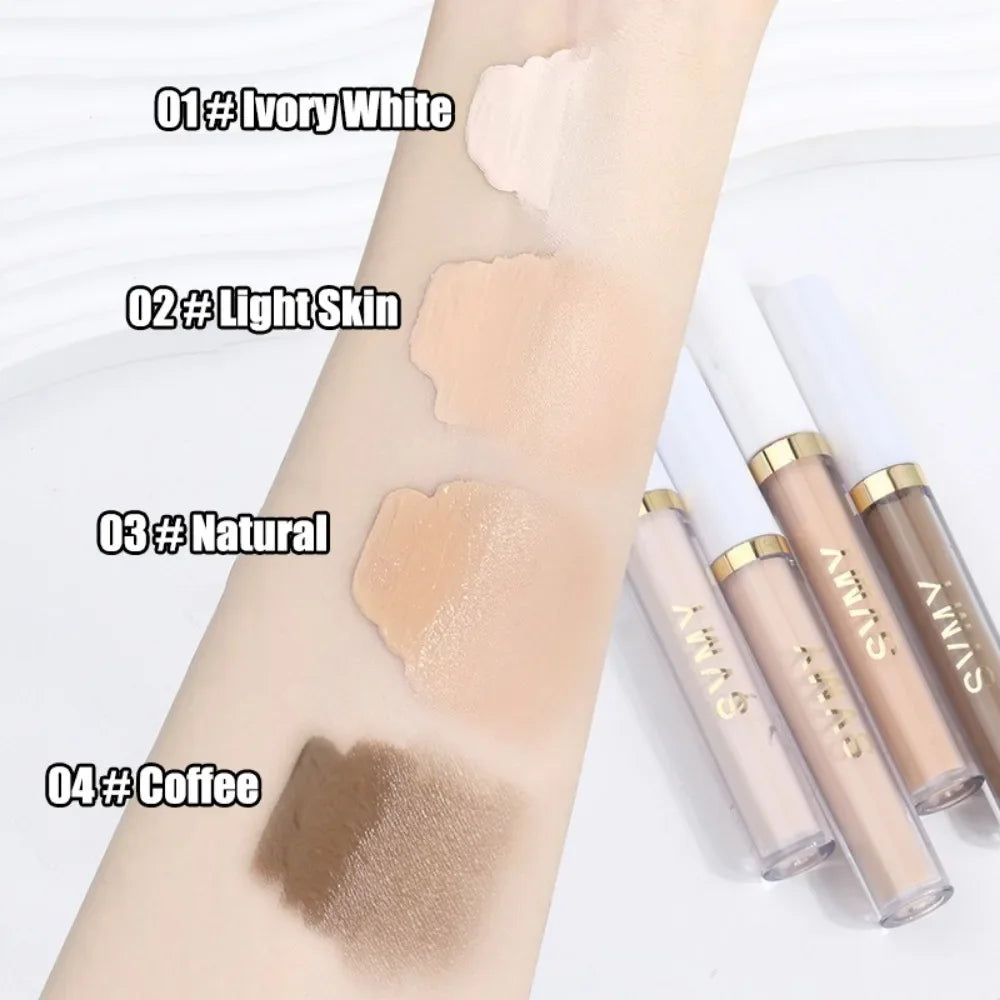 Concealer Foundation Cream Lasting Moisturizing Facial Contour Stick Modify Skin Tone Cover Acne Dark Circles Brighten Makeup