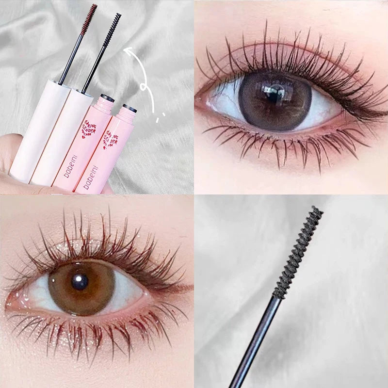 Black Brown Ultra-fine Mascara 3D Lengthens Eyelashes Extra Volume Waterproof Natural Lashes Female Makeup Korean Cosmetics