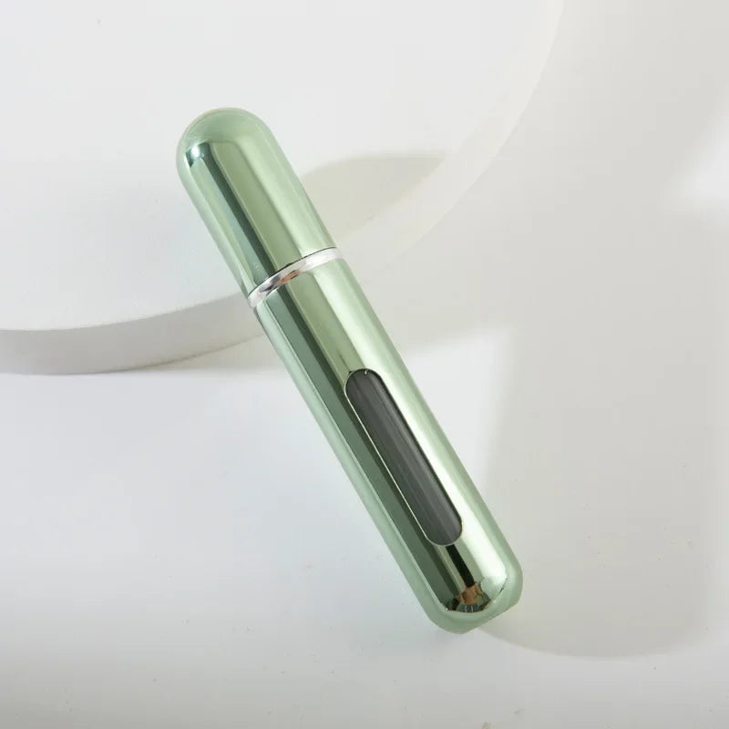 8/10ml Mini Portable Refillable Perfume Bottle Atomizer Pump Aluminum Spray Bottle Cosmetic Container Travel Makeup Tools