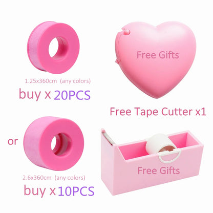 Non-Woven Silicone Gel Tape Sensitive Skin Color Tape Sticker Breathable Under Eye Patch Eyelash Extension Makeup Tools Supplies
