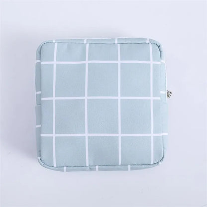 Women Sanitary Napkin Tampon Storage Bag Cute Sanitary Pad Pouches Portable Makeup Lipstick Key Earphone Data Cables Organizer