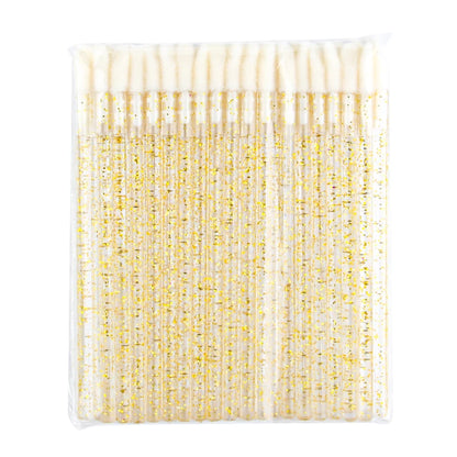 YSDO 5/50 PCS Crystal Lip Brushes Makeup Eyelash Extension Mascara Applicator Lipstick Wands Lip Brush Cosmetic Tools