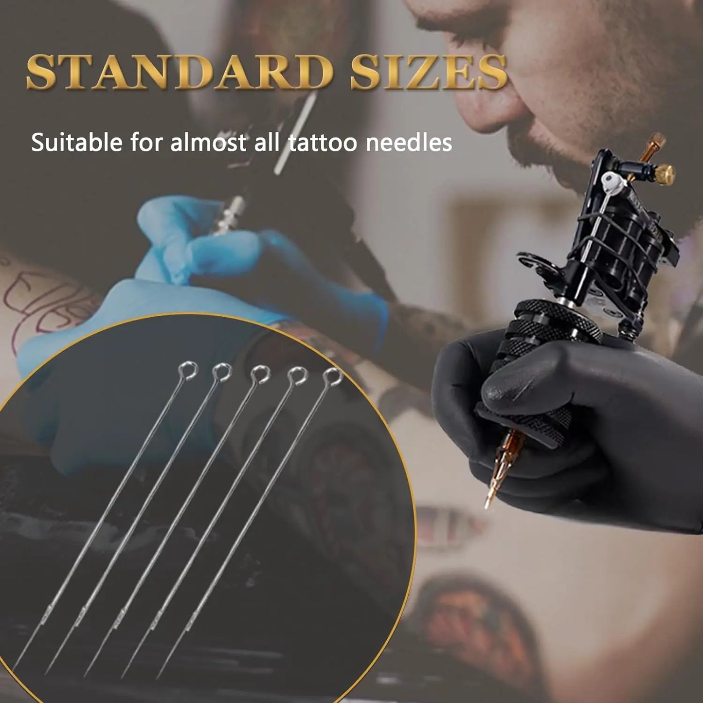 100/50/10pcs  Sterilized Tattoo Needles RL RS M1 RM Tattoo Needle for Tattoo Permanent Makeup Machine