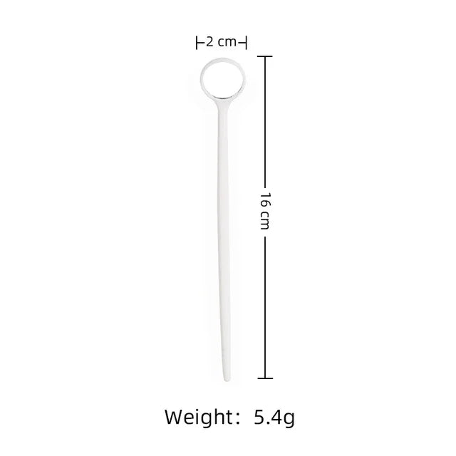 Eyelash Extension Grafting Mirror Magnifying Checking Stainless Steel Handle Plastic Mouth Oral Teeth Care Eyelashes Makeup Tool