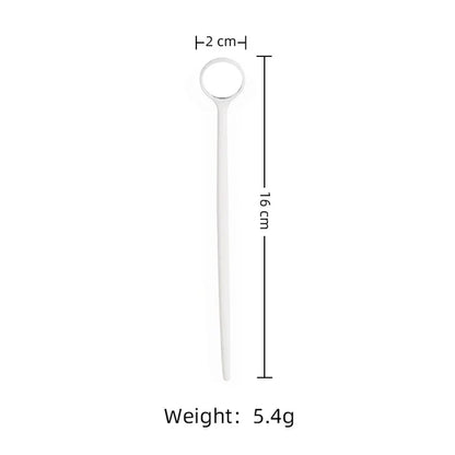 Eyelash Extension Grafting Mirror Magnifying Checking Stainless Steel Handle Plastic Mouth Oral Teeth Care Eyelashes Makeup Tool