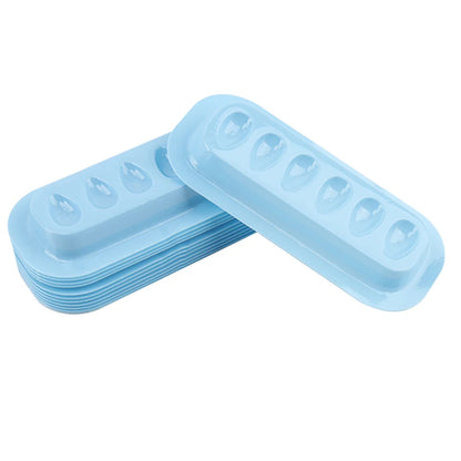 100pcs Disposable Eyelash Extension Glue Holder Pallet Gasket Lash Adhesive Container Tray Eyes Pad Long Strip Makeup Tool