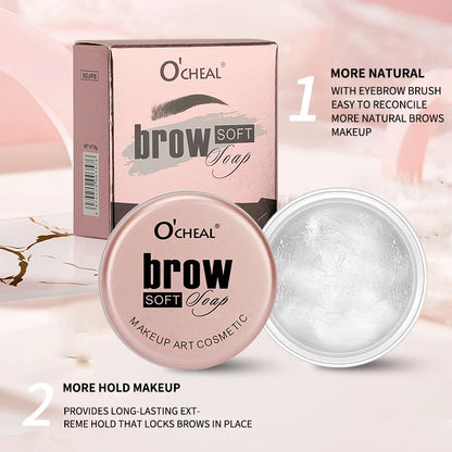 Eyebrow Styling Gel 3D Feathery Wild Brow Wax Waterproof Long Lasting Easy To Wear Shaping Eyebrows Makeup Sculpt Soap Cosmetics