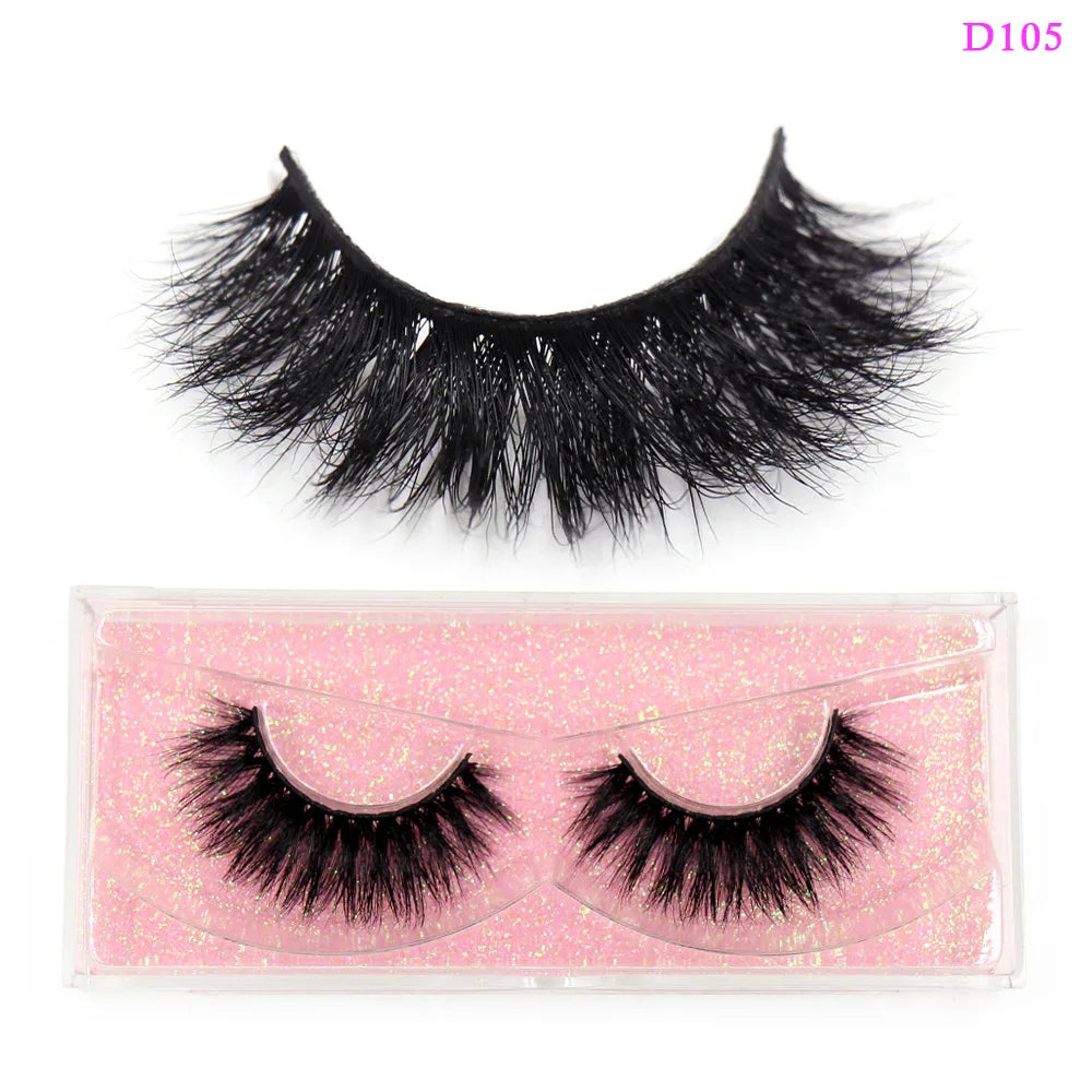 LEHUAMAO Eyelashes 3D Mink Lashes natural mink lashes for daily wear soft lashes Eyelash extension real Eyelash for makeup D103