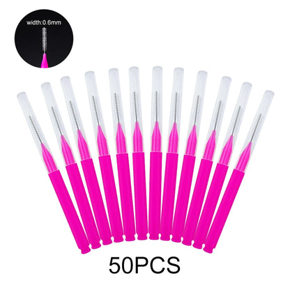 5/10/50PCS Mini Eyebrow Brush Brow Perm Brush Disposable Brow Lifting Brush Bendable Micro Eyelash Brush  Applicator Makeup Tool