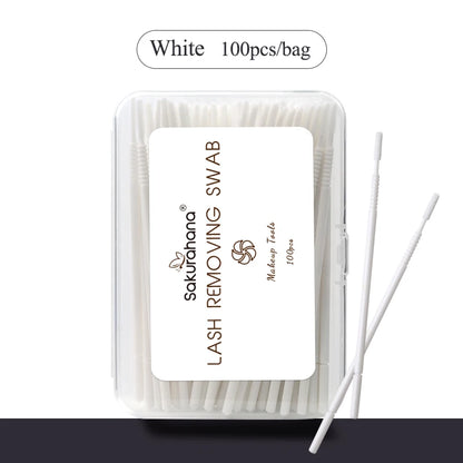 SAKURAHANA 100PCS Disposable Microbrush Spiral Handle Mascara Wands Applicator Lashes Brushes Eyelash Extension Makeup Tools