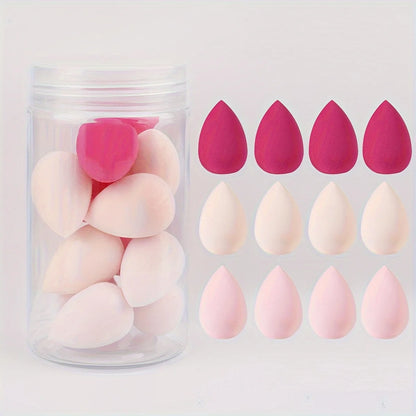 12pcs Mini Makeup Sponges - Soft, Latex-Free for Flawless Foundation Application, Wet & Dry Use, Alcohol-Free
