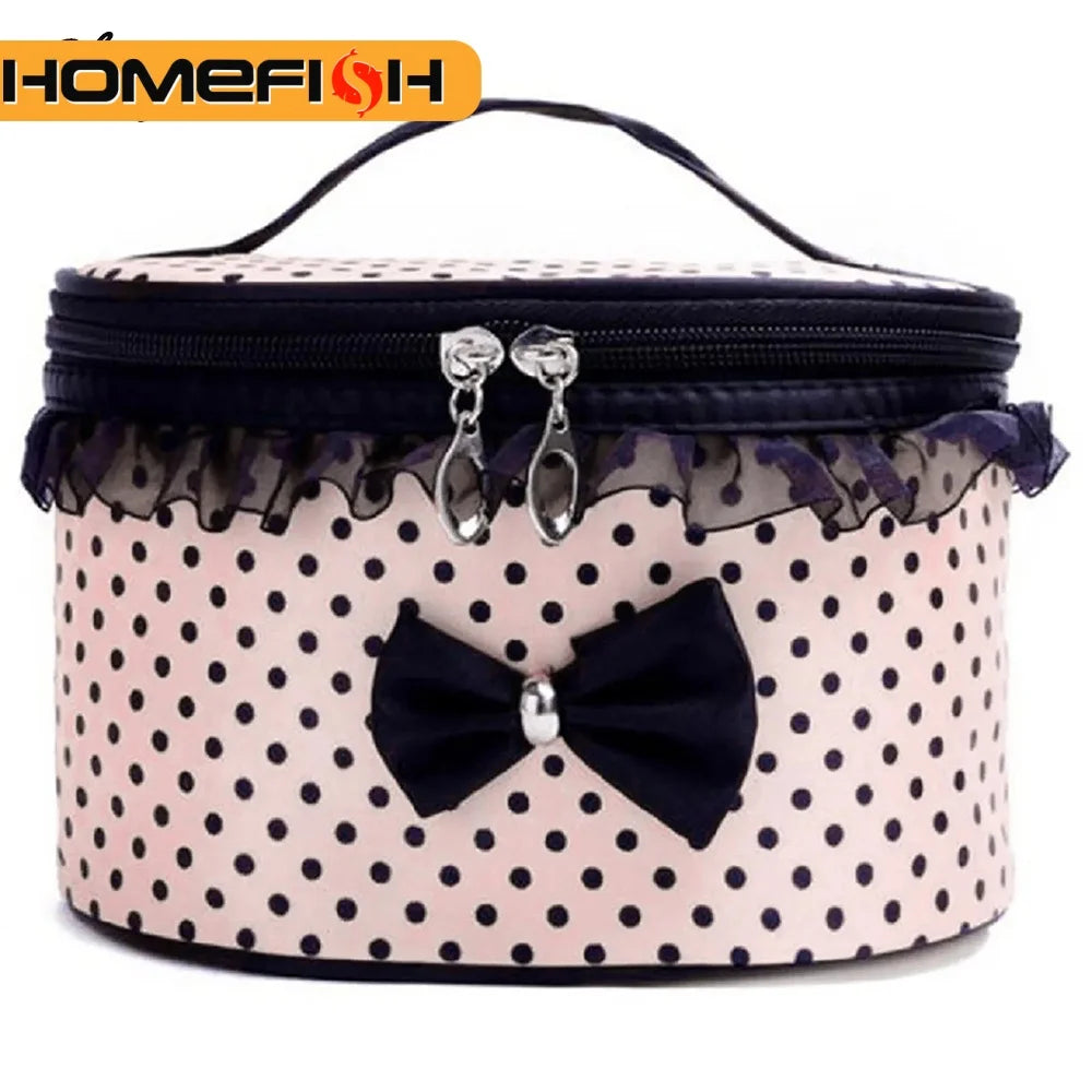 Random Organizer Bag Creative Cylinder Compressible Miscellaneous Toiletries Bag Waterproof Desktop Travel Storage Bag
