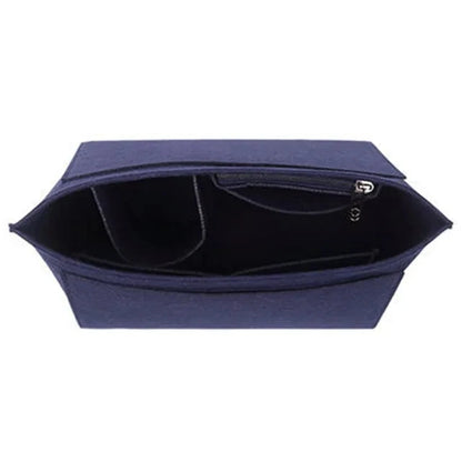 Felt Insert Bag Fits For Longchamp Handbag Liner Bag Felt Cloth Makeup Bag Support Travel Portable Insert Purse Organizer