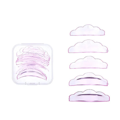 5 Pairs Self-Adhesive Lash Lift Pads Soft Silicone Eyelash Perm Rods Shield Lifting 3D Lashes Curler Accessories Makeup Tools